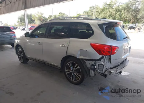 2018 Nissan Pathfinder Platinum from USA, damaged, VIN 5N1DR2MM0JC666769